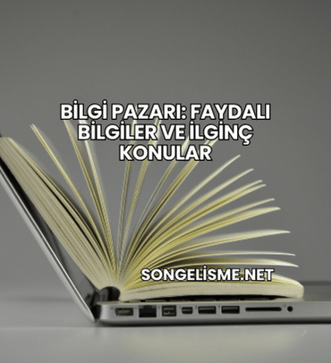 Bilgi Pazarı: Faydalı Bilgiler ve İlginç Konular