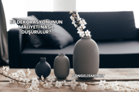 Ev Dekorasyonunun Maliyeti Nasıl Düşürülür?