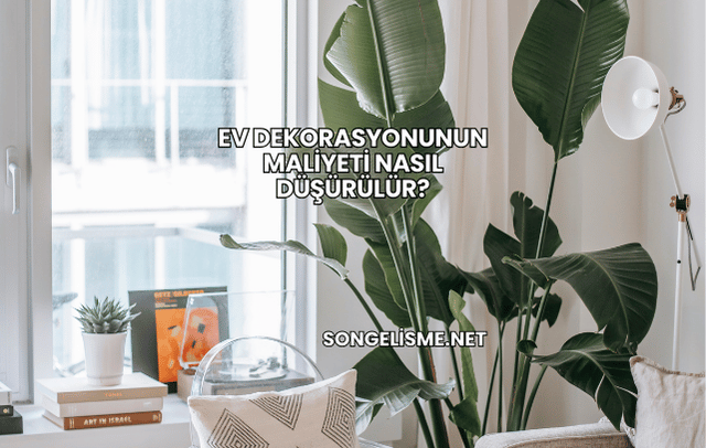 Ev Dekorasyonunun Maliyeti Nasıl Düşürülür?