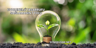 Evde Enerji Tasarrufu Sağlamanın 7 Yolu