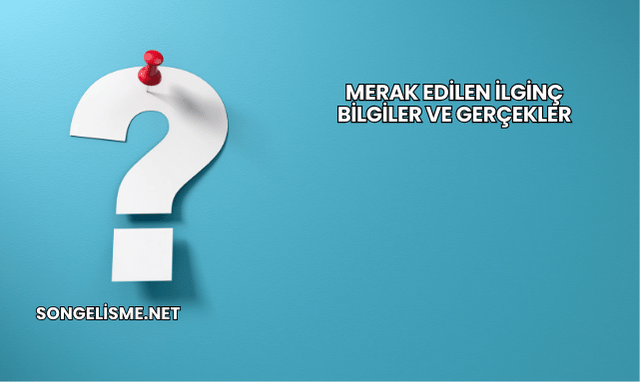 Merak Edilen İlginç Bilgiler ve Gerçekler