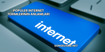 Popüler İnternet Terimlerinin Anlamları