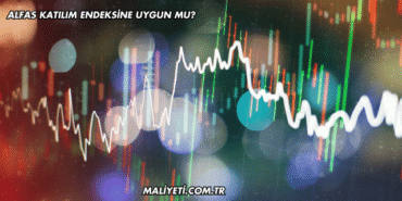 Alfas Katılım Endeksine Uygun mu?