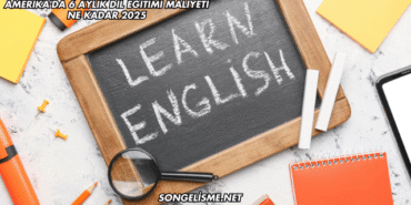 Amerika'da 6 Aylık Dil Eğitimi Maliyeti Ne Kadar 2025