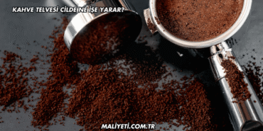 Kahve Telvesi Cilde Ne İşe Yarar?