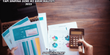 Yapı Sınıfına Göre m2 Birim Maliyeti 2025