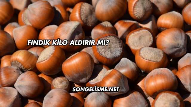 Fındık Kilo Aldırır mı?